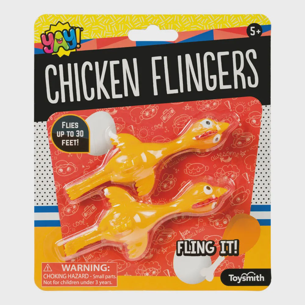 Toysmith Chicken Flingers Fling Toy