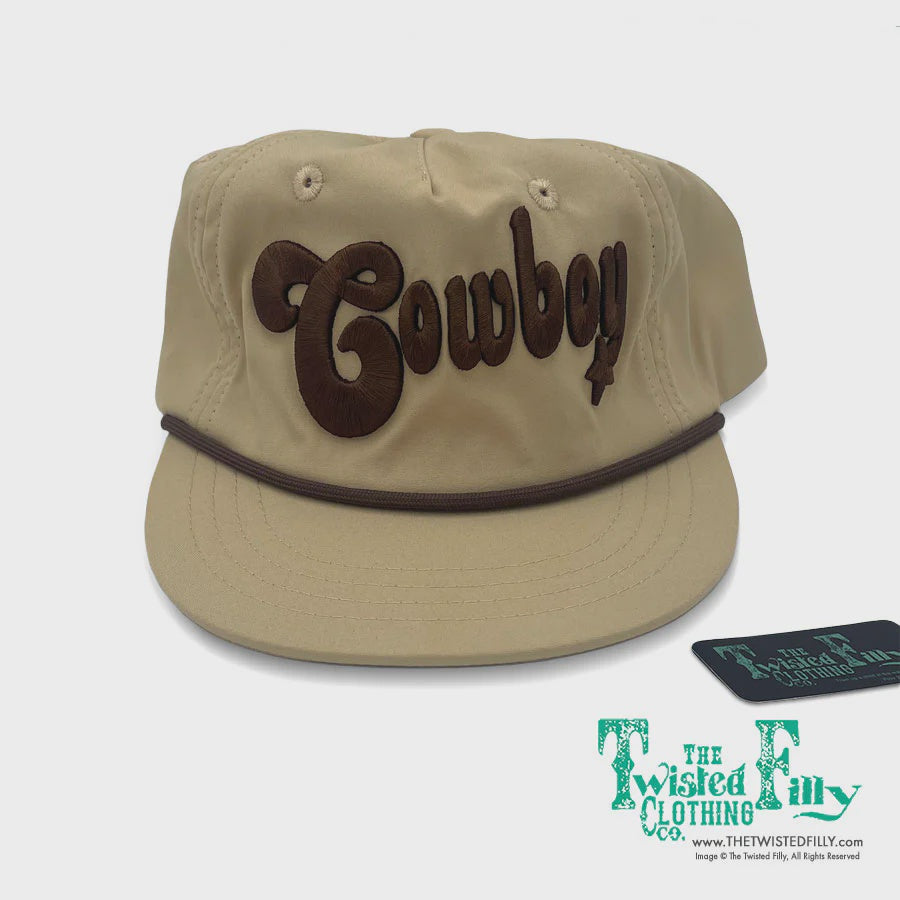 Cowboy Infant/Toddler Tan & Brown Trucker Hat