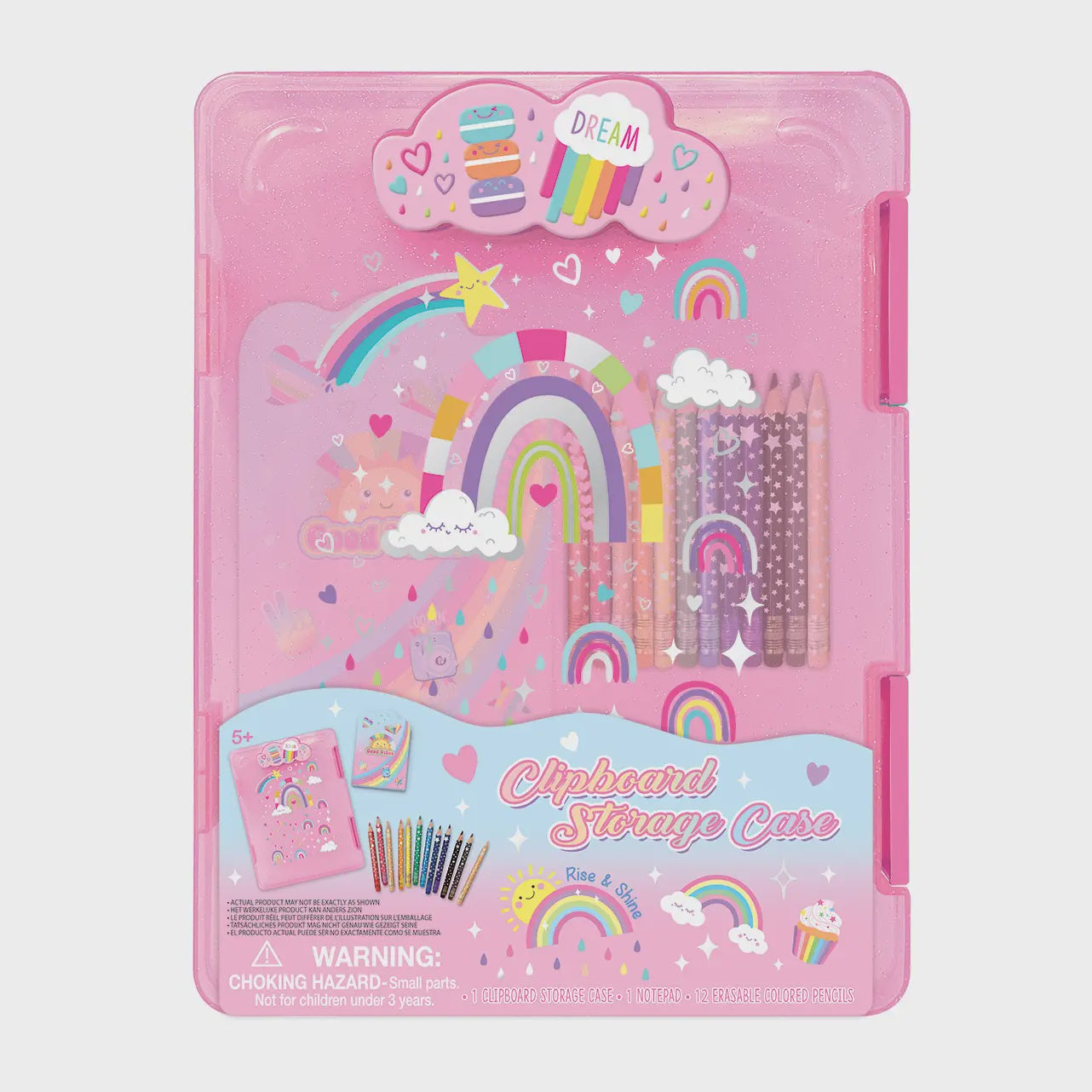 Rainbow Clip Board Storage Case