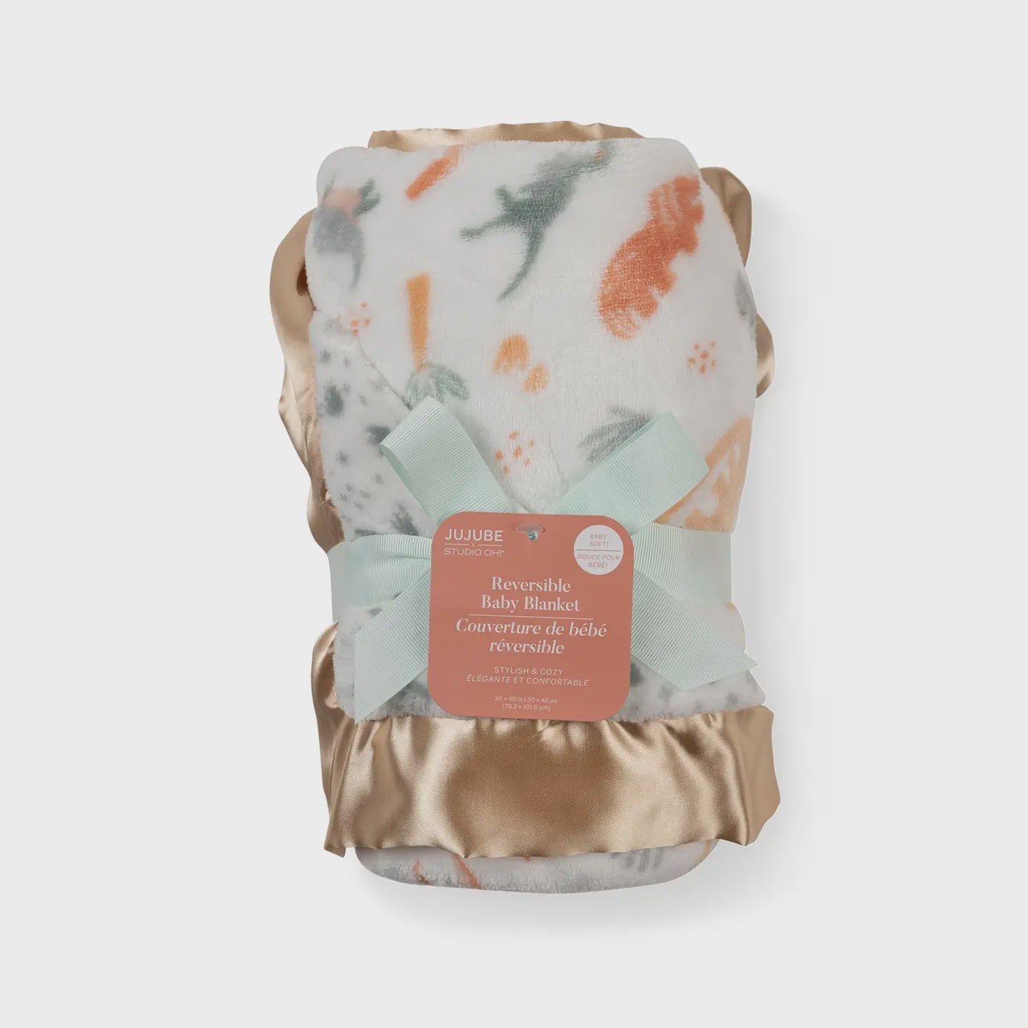 JuJuBe Reversible Baby Blanket Roarsome