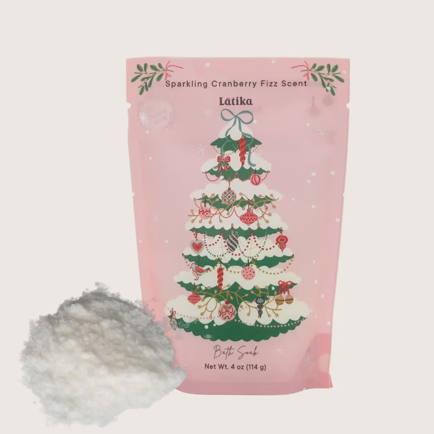 Pink Christmas Bath Salts Christmas Tree