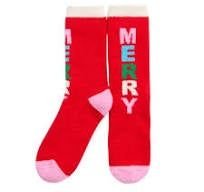Baby It's Cold Outside Socks Merry