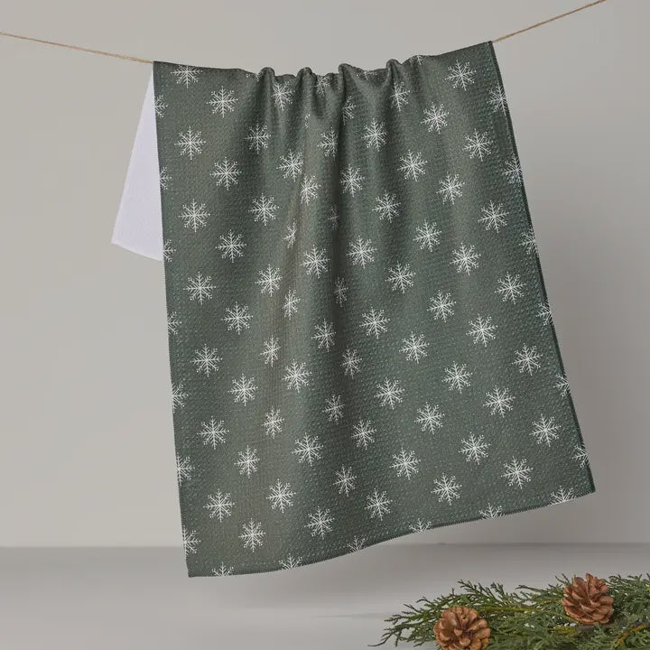 Snowy Juniper Kitchen Tea Towel