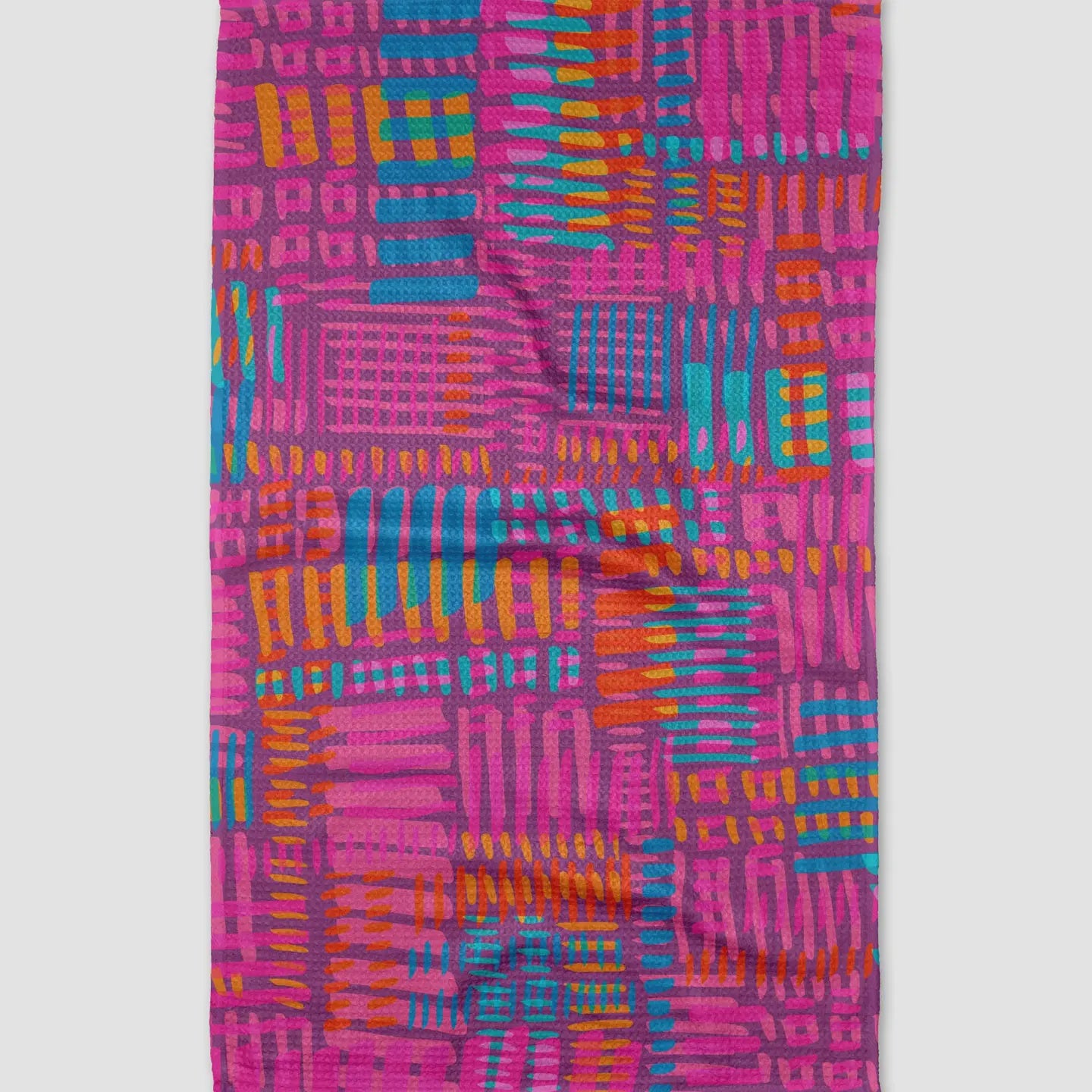 Geometry Kitchen Tea Towel-Positive Vibration