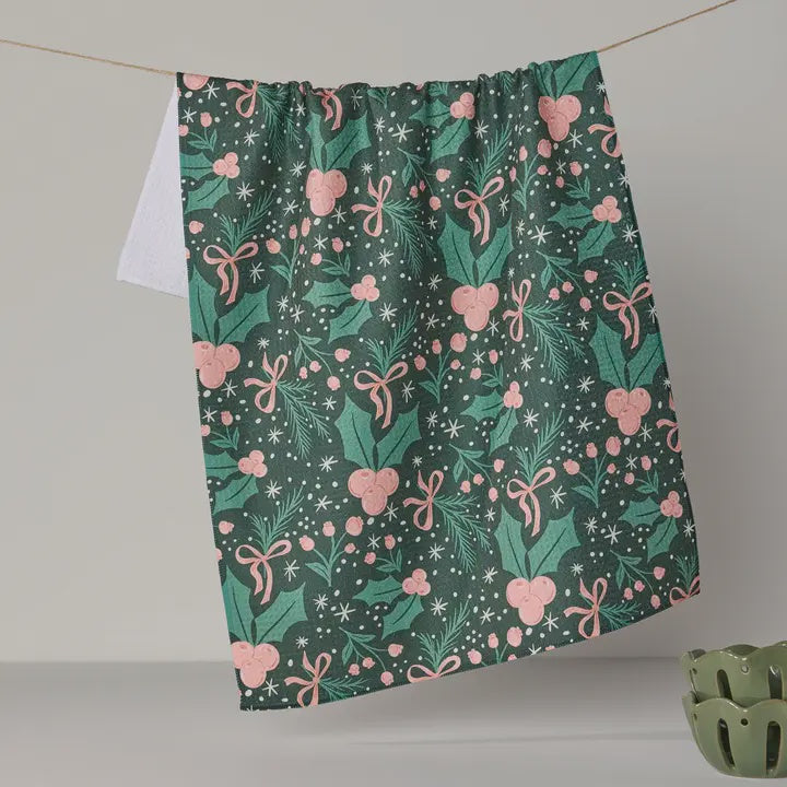 Sugarplum Florals Forest Kitchen Tea Towel
