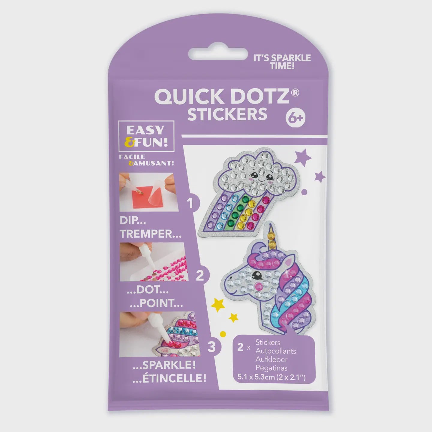 Toysmith Big Dotz Cloud and Unicorn Pack