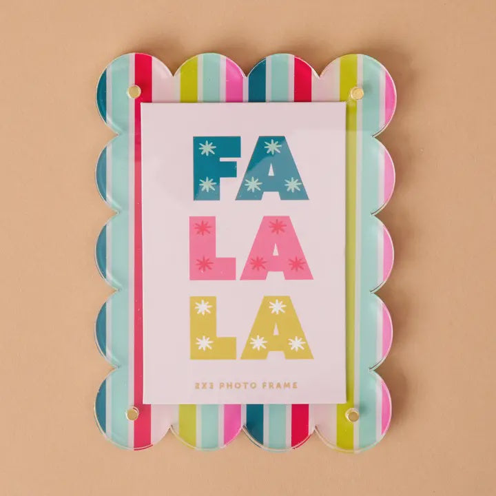 Mini Acrylic Picture Frame Magnet FaLaLa