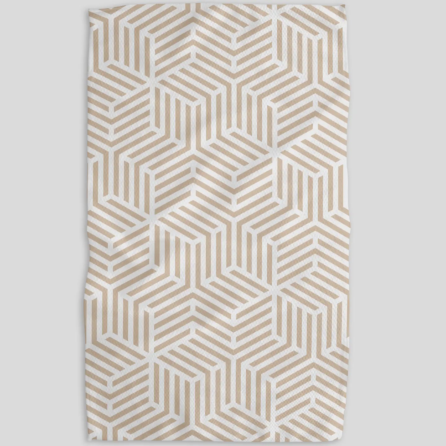 Stacked Cubes Tea Towel