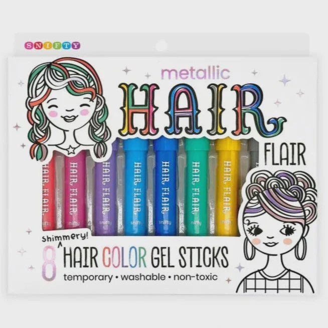 Metallic Hair Flair Color Gel Sticks