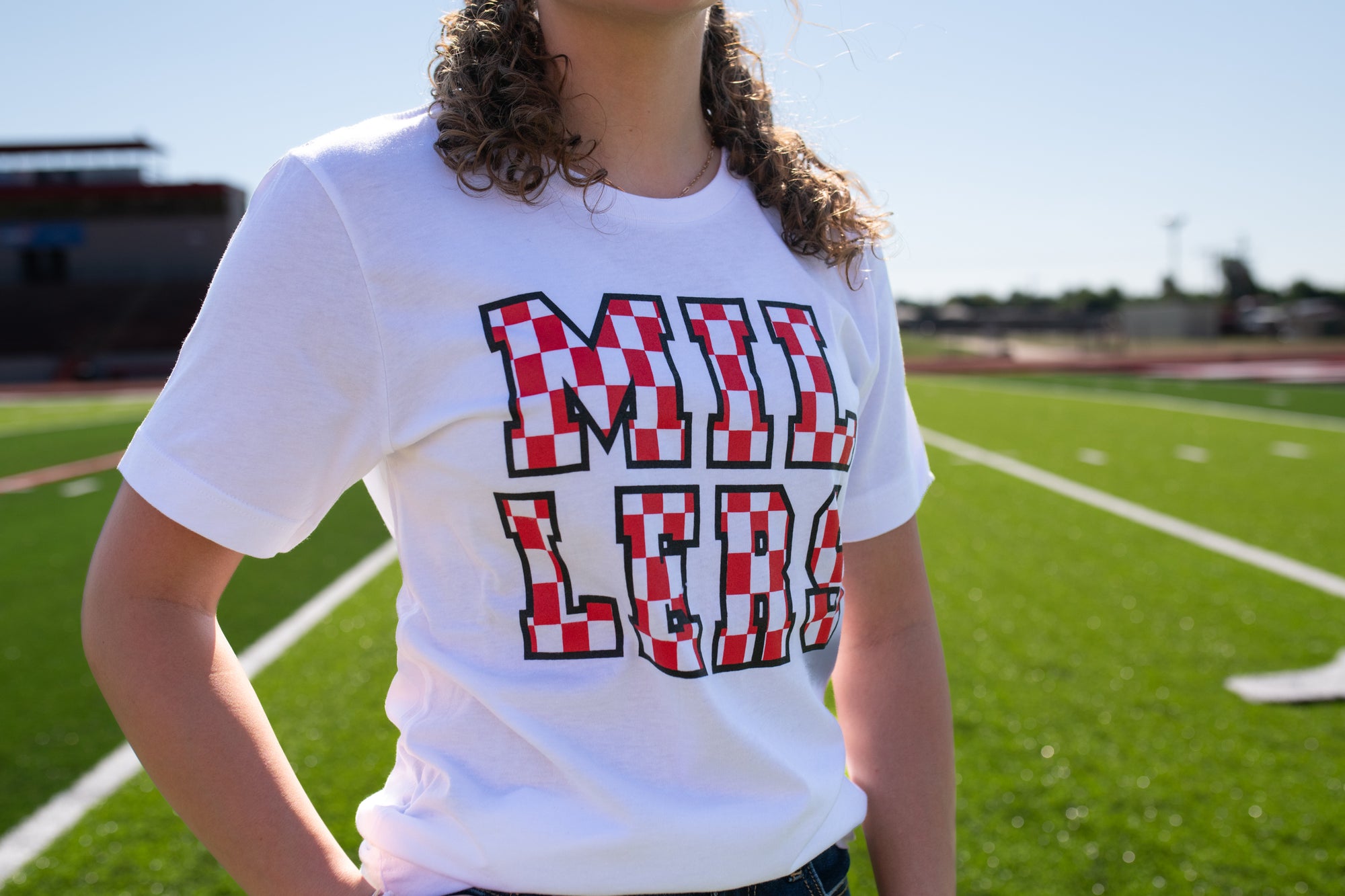 "Checkered Millers" Graphic Tee