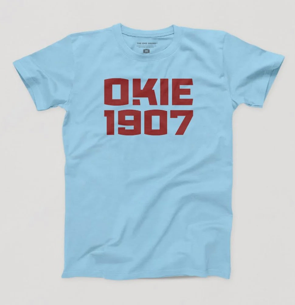 Blue Okie 1907 Graphic Tee