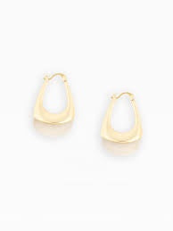 Talia Cream Hoop Earrings