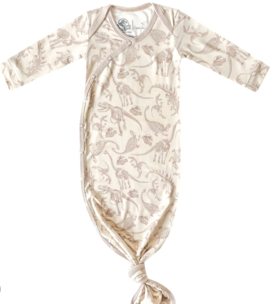 JurassicPark Copper Pearl Knotted Gown