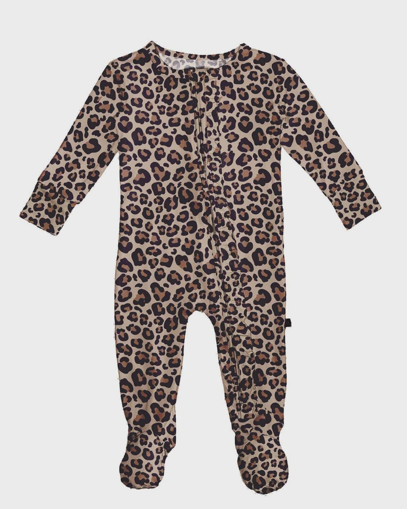 LEV baby Ruffled Zippered Footie Kiara