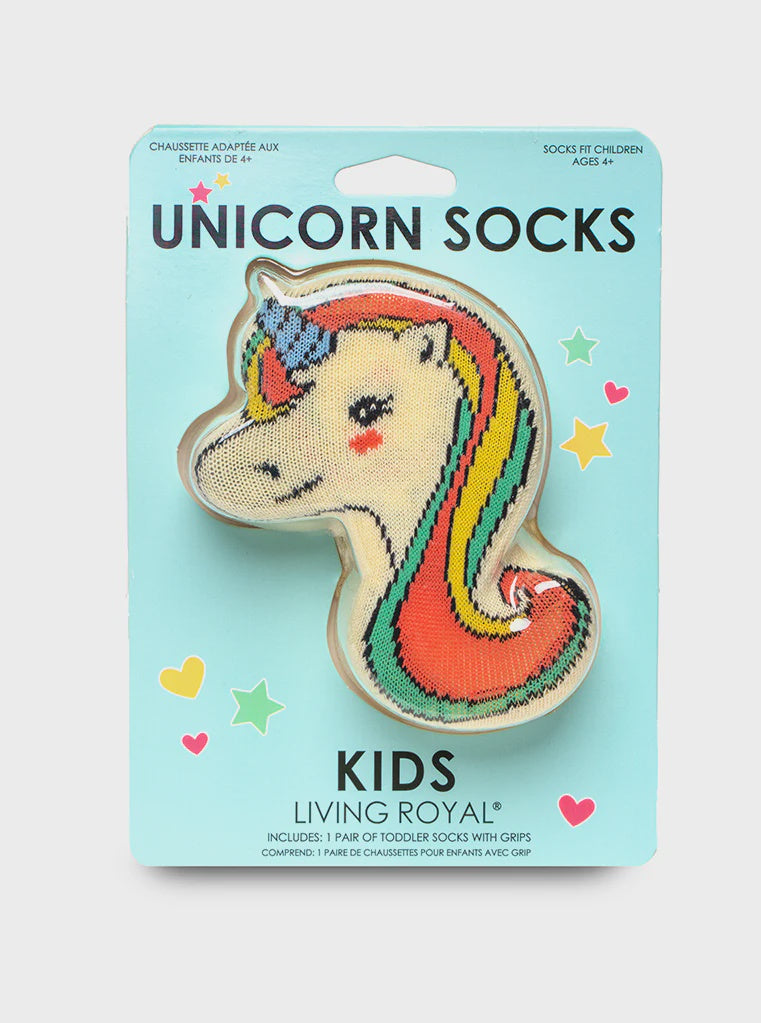 Kids 3D Socks Unicorn