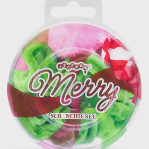 iscream Merry Ornament Scrunchie Set