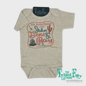 Infant My Super Heros are John Gene & Roy One Piece