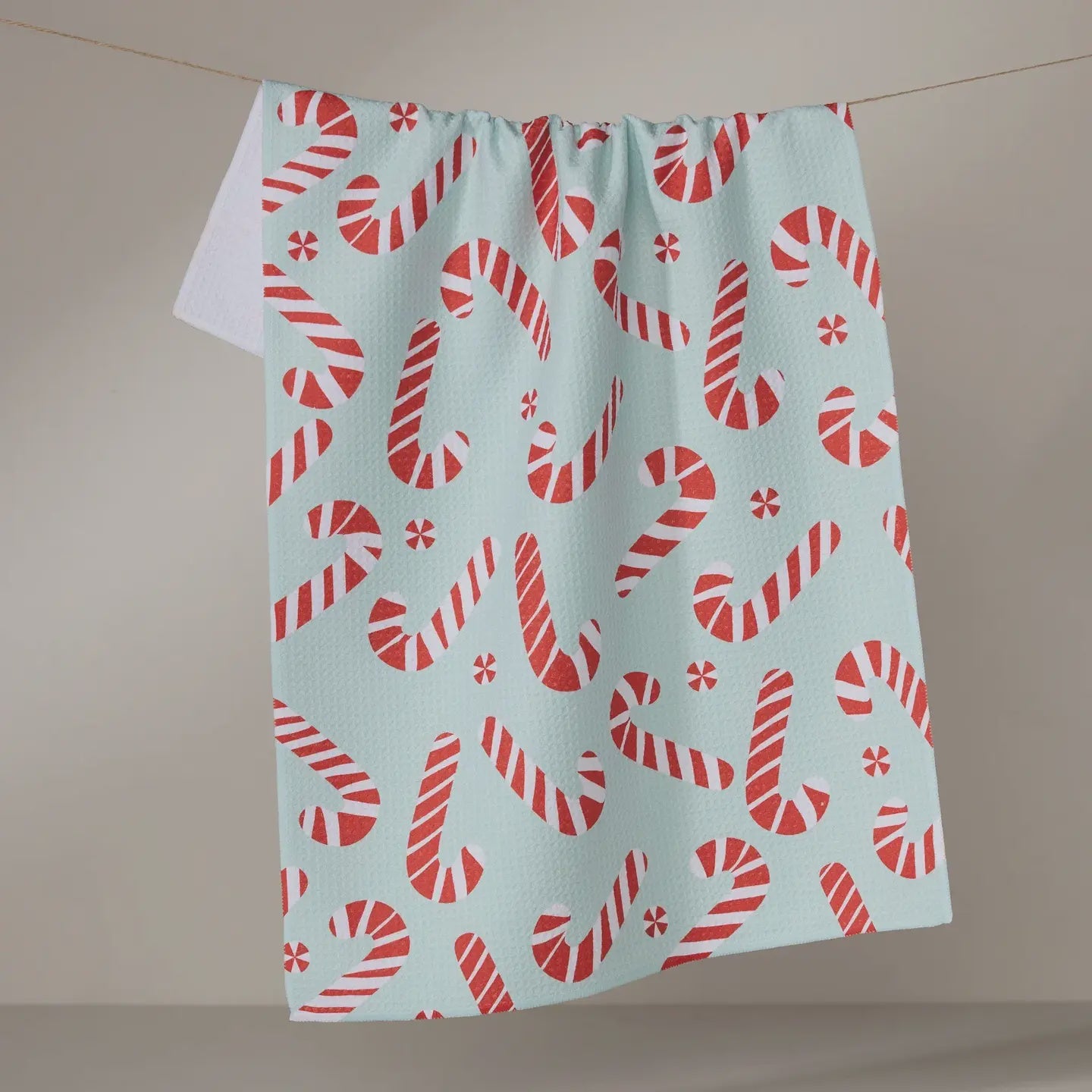 Peppermint Twist Kitchen Tea Towel