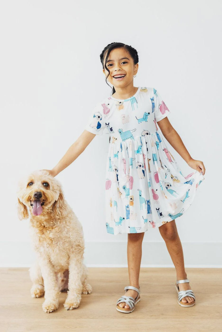 Puppy Pals SS Pocket Twirl Dress