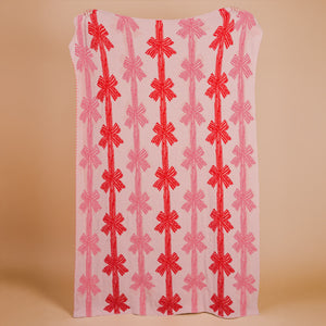 Cozy Dreams Luxe Blanket 51x70 Ribbons and Bows