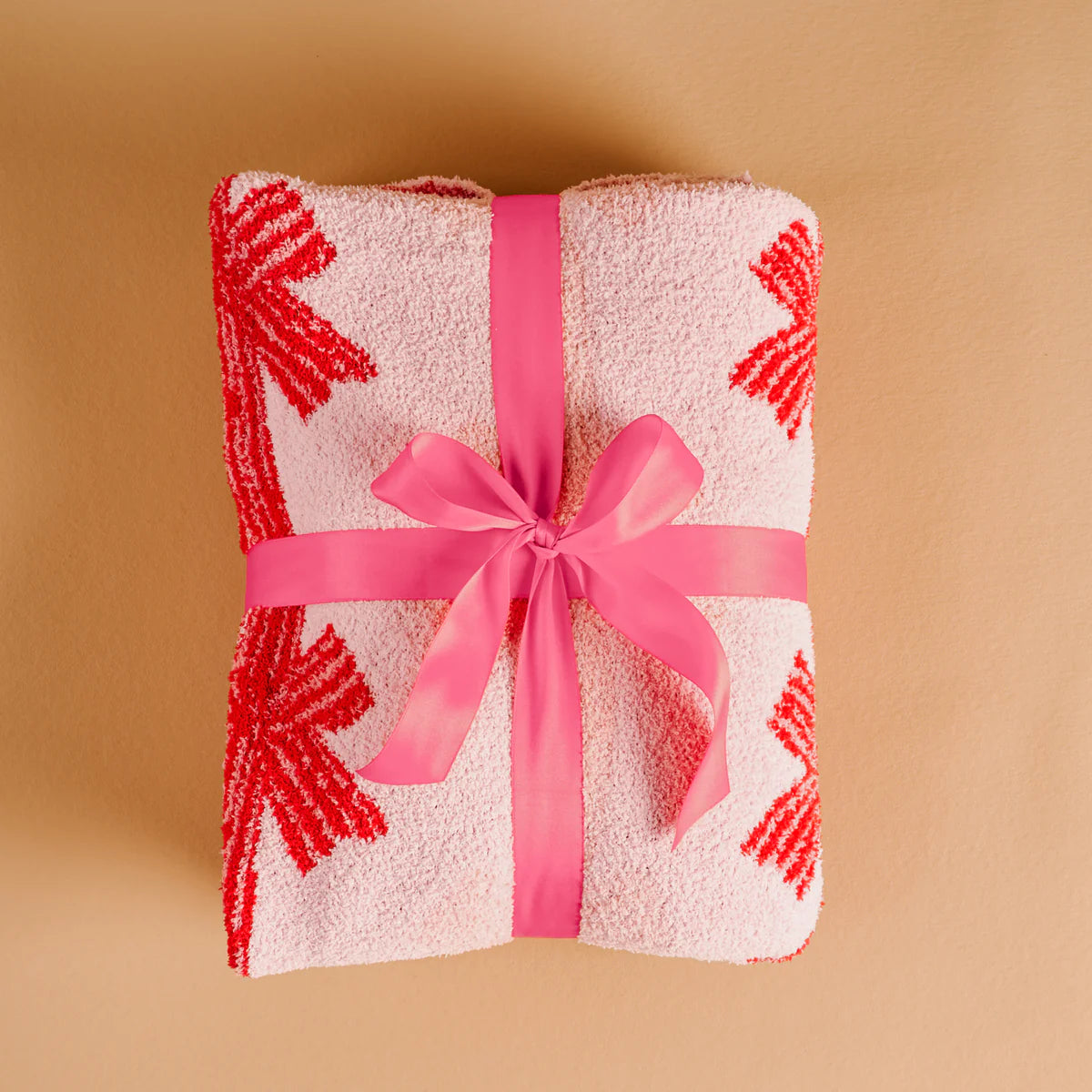 Cozy Dreams Luxe Blanket 51x70 Ribbons and Bows