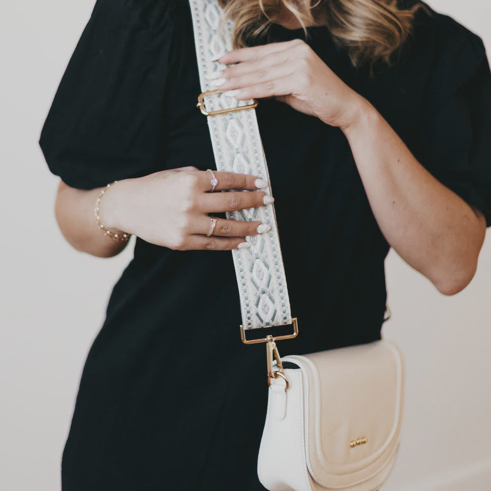 Serenity Saddle Bag-Cream