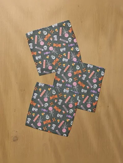 Spooky Sweets Black Dishcloth