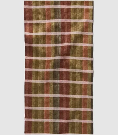 Fall Harvest Stripes Kitchen Tea Towel