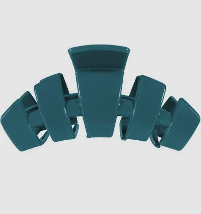 Teal With It Large Classic Hair Clip