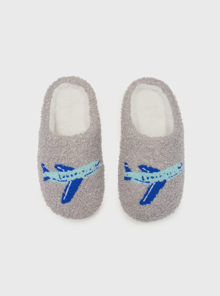 Kids Airplane Slippers
