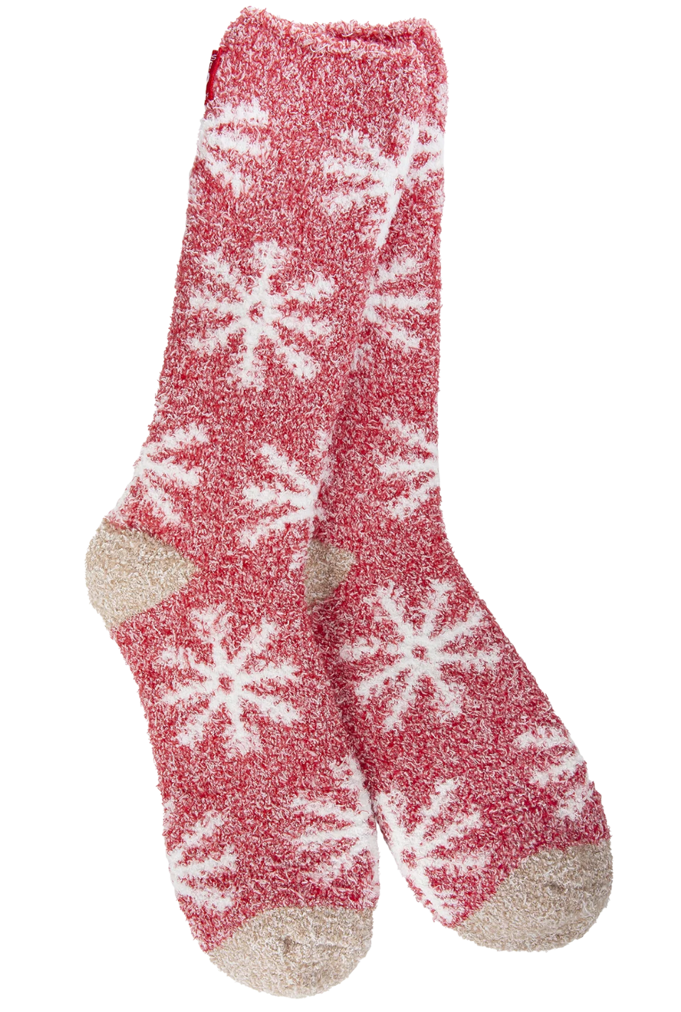 World's Softest Cozy Collection Socks-Snowflakes