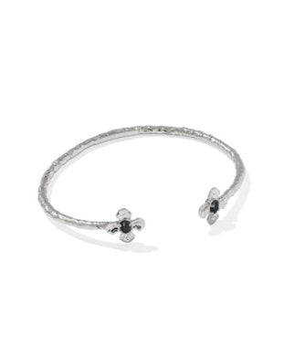 Leanne Black Granite Rhod Cuff Bracelet Kendra Scott