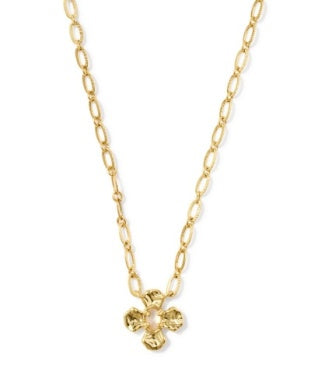 Leanne Short Pendant Gold Natural MOP Necklace Kendra Scott