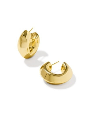 Embry Gold Hoop Earrings Kendra Scott