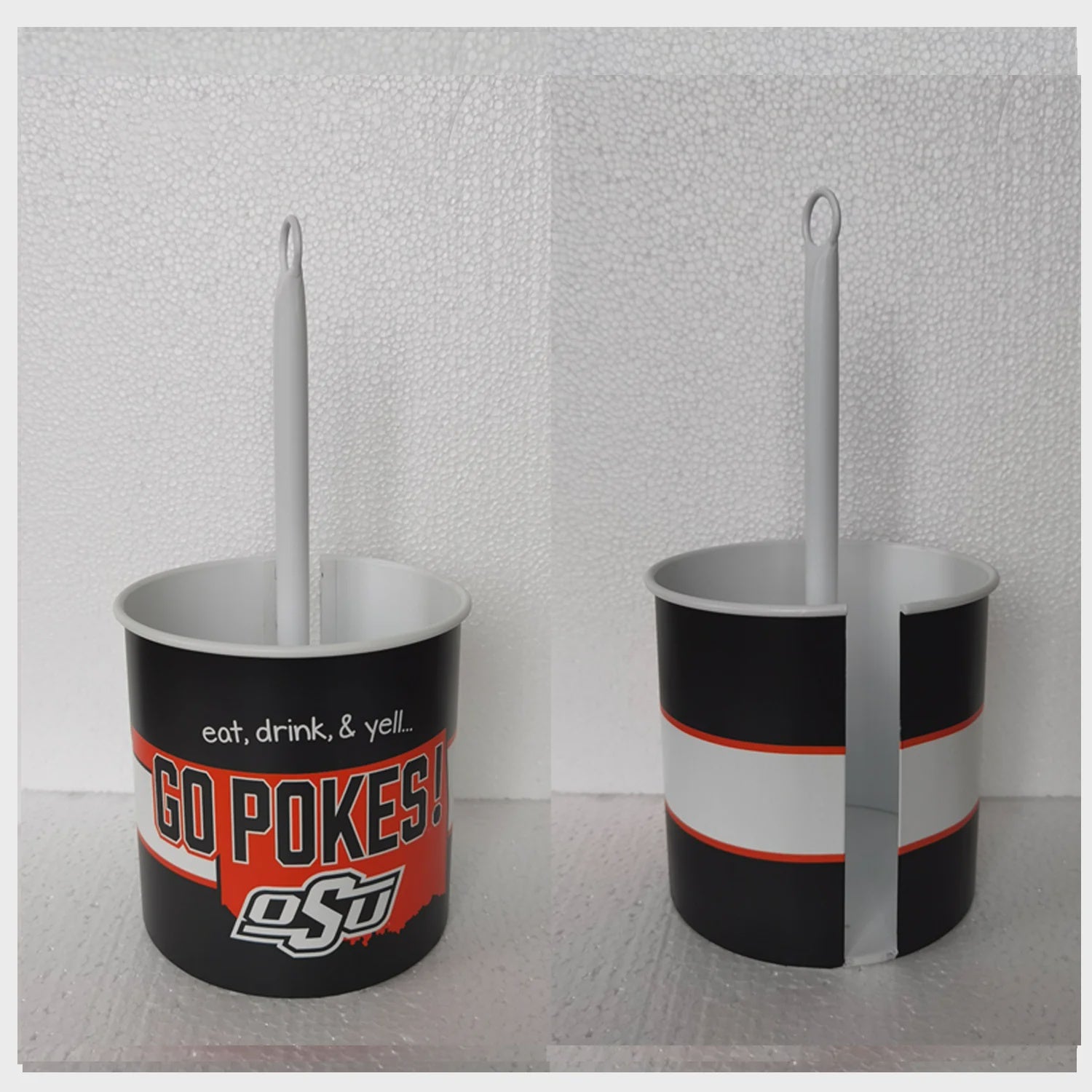 Oklahoma State Metal Paper Towel Holder