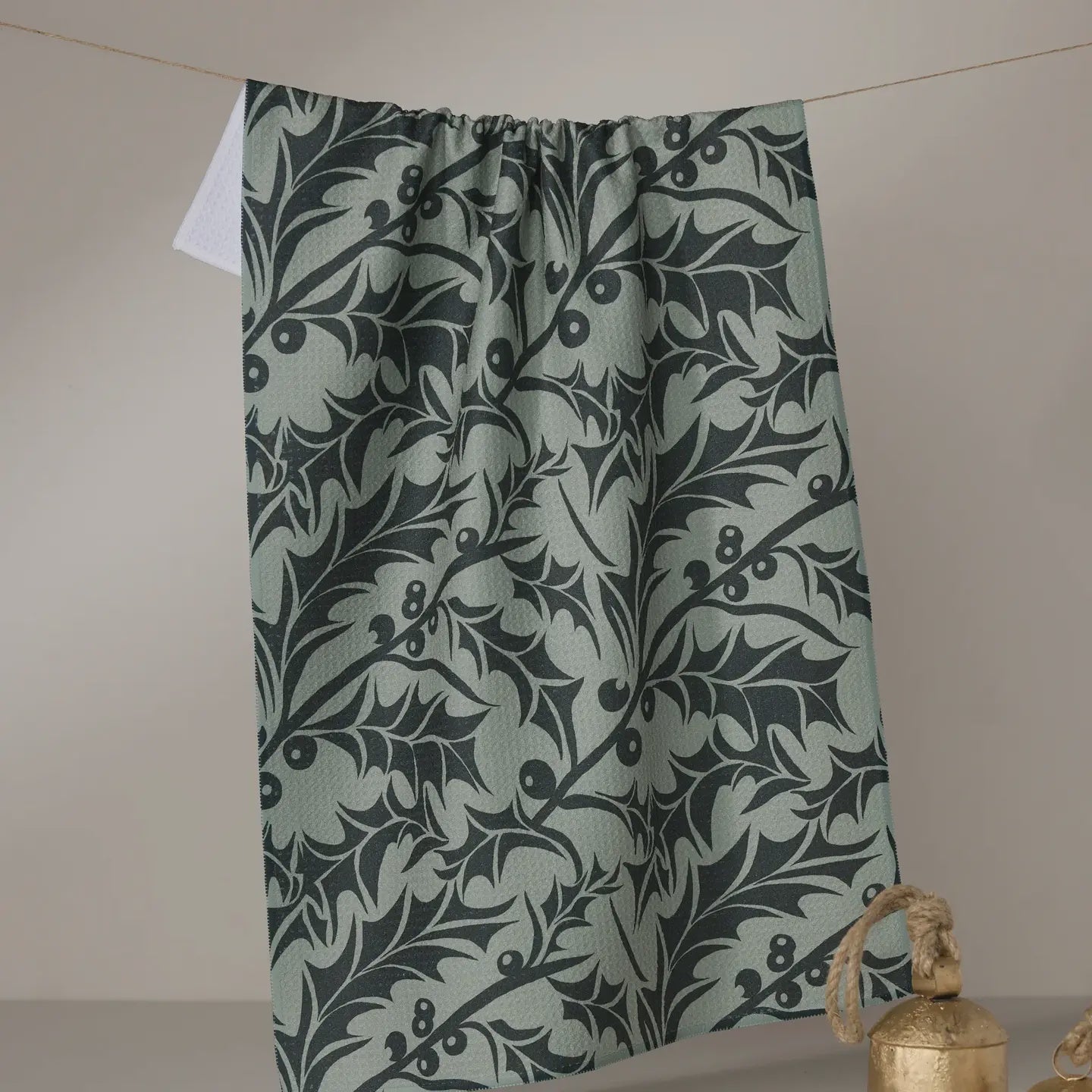 Winter Foliage Kitchen Tea Towel