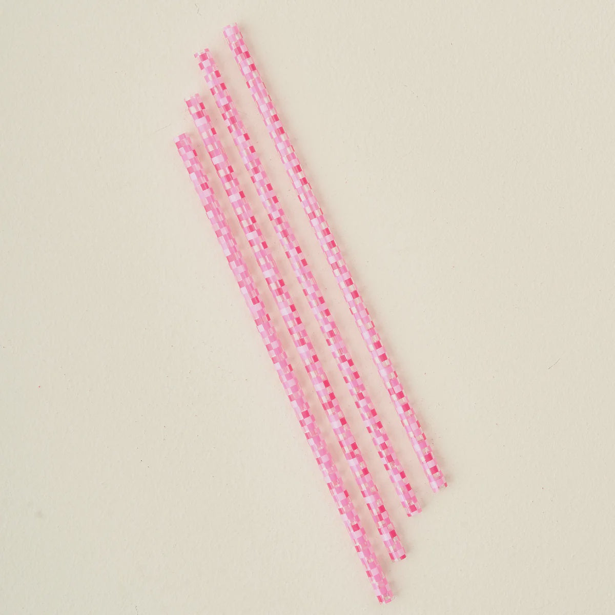 the darling effect 40oz Tumbler Straw-Check Pink