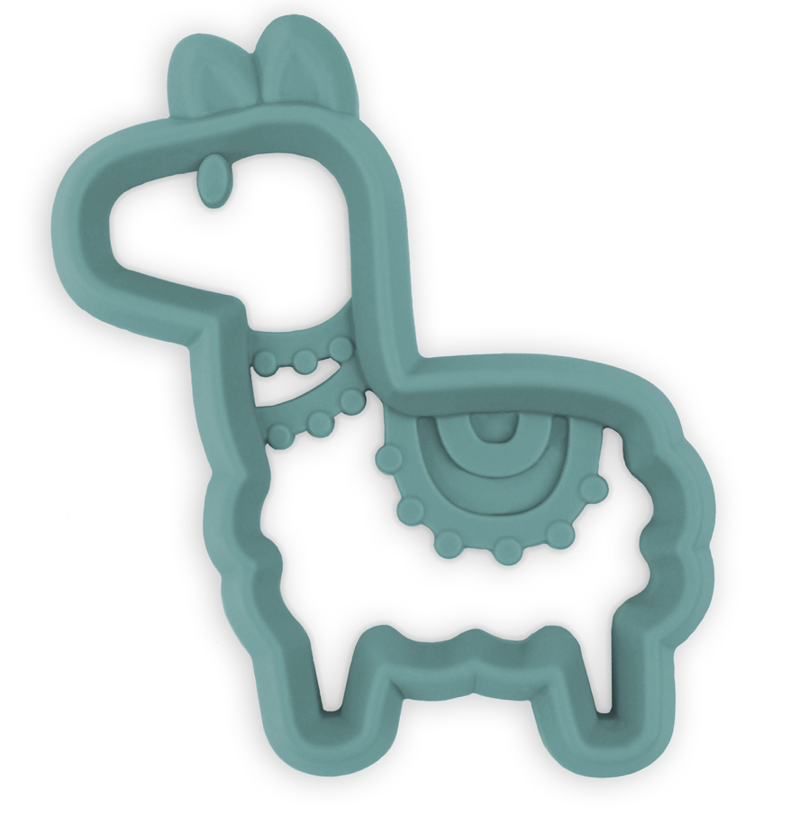 Chew Crew Silicone Baby Teether- Llama