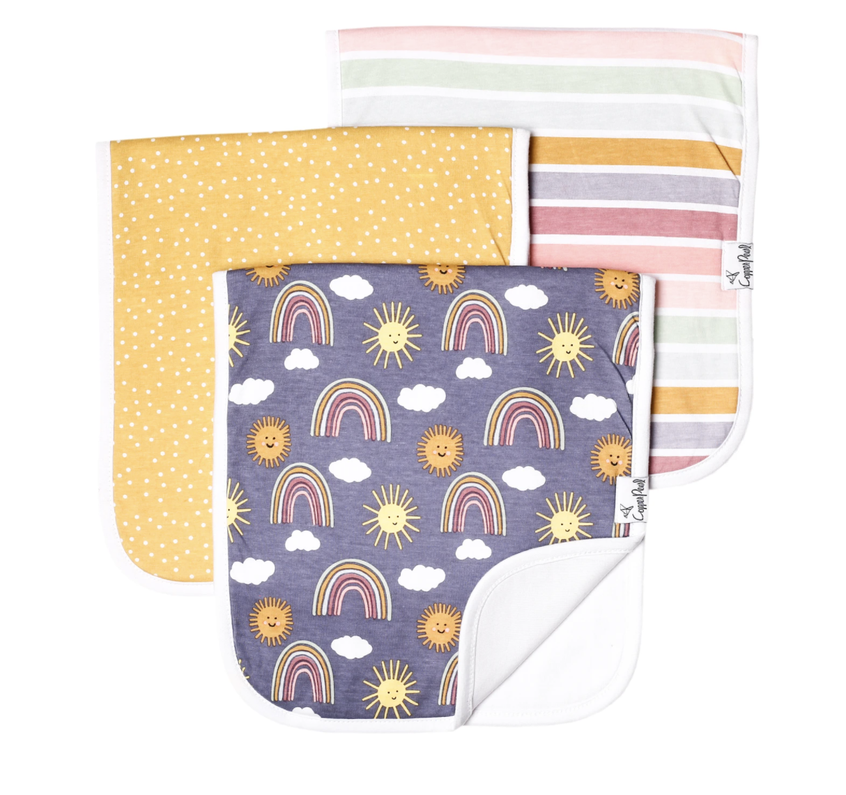 Hope Copper Pearl Burp Cloth