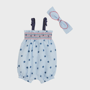 Star Romper and Headband Set