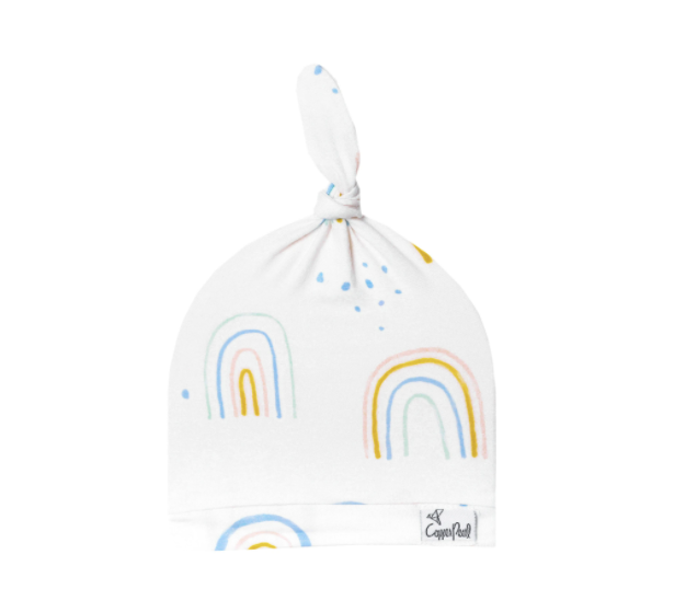 Skye Copper Pearl Top Knot Hat