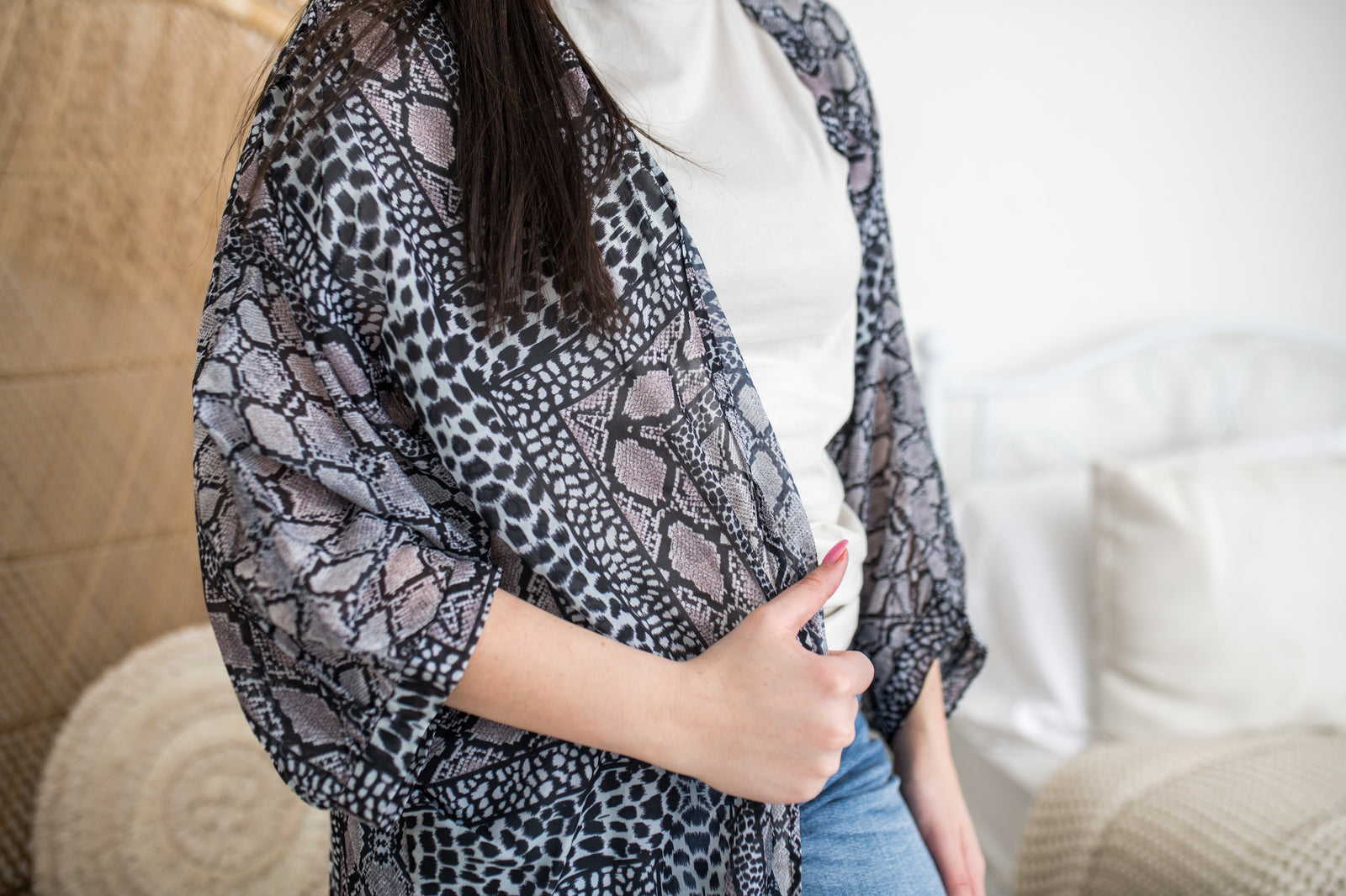 Miranda Snake/Leopard Kimono