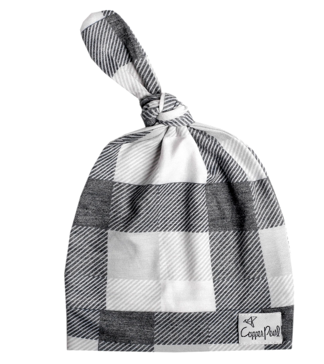 Hudson Copper Pearl Top Knot Hat