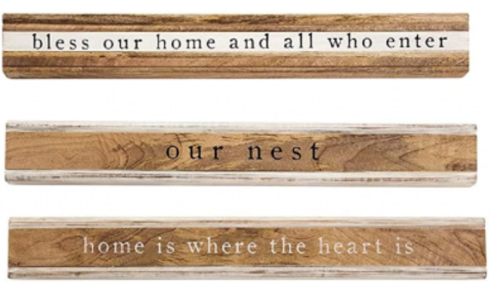 Mud Pie Sentiment Wooden Sign