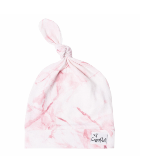 Roxy Copper Pearl Top Knot Hat