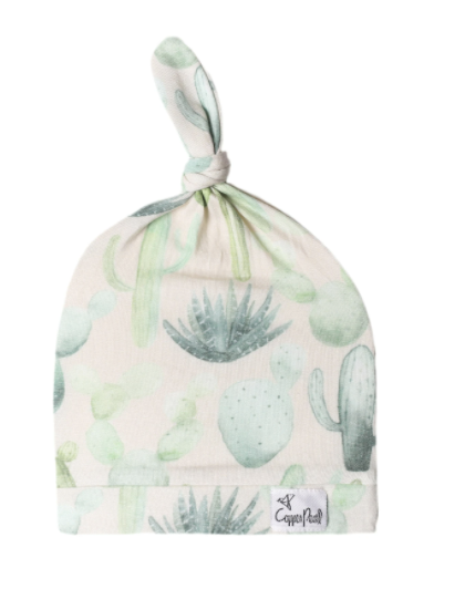 Desert Copper Pearl Top Knot Hat