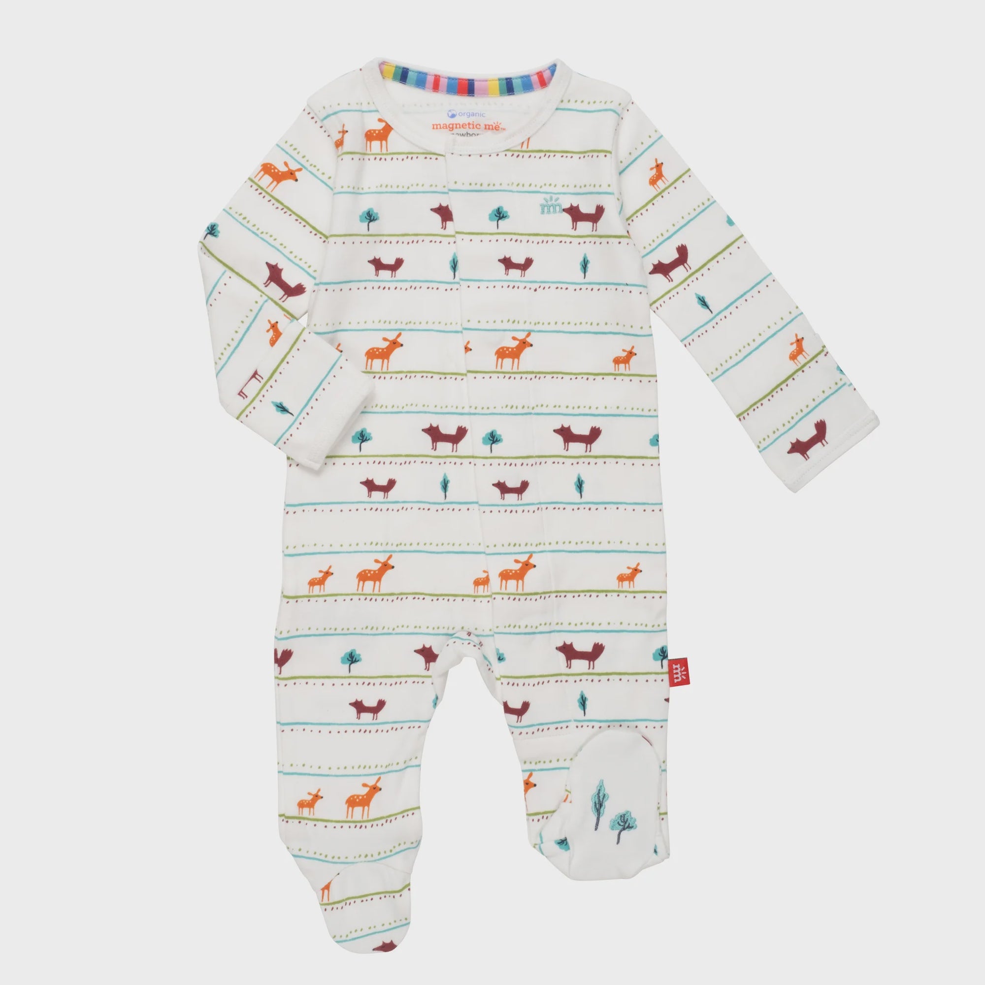 River Crossing Organic Cotton Magnetic Footie