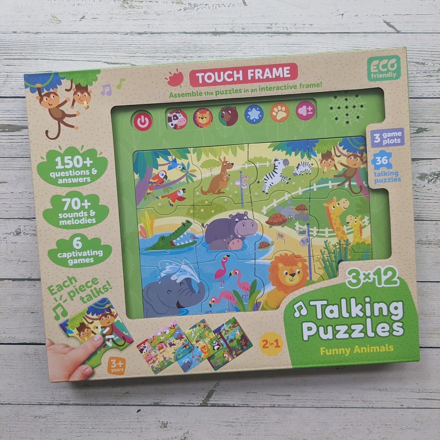 Funny Animal's Talking Puzzle's