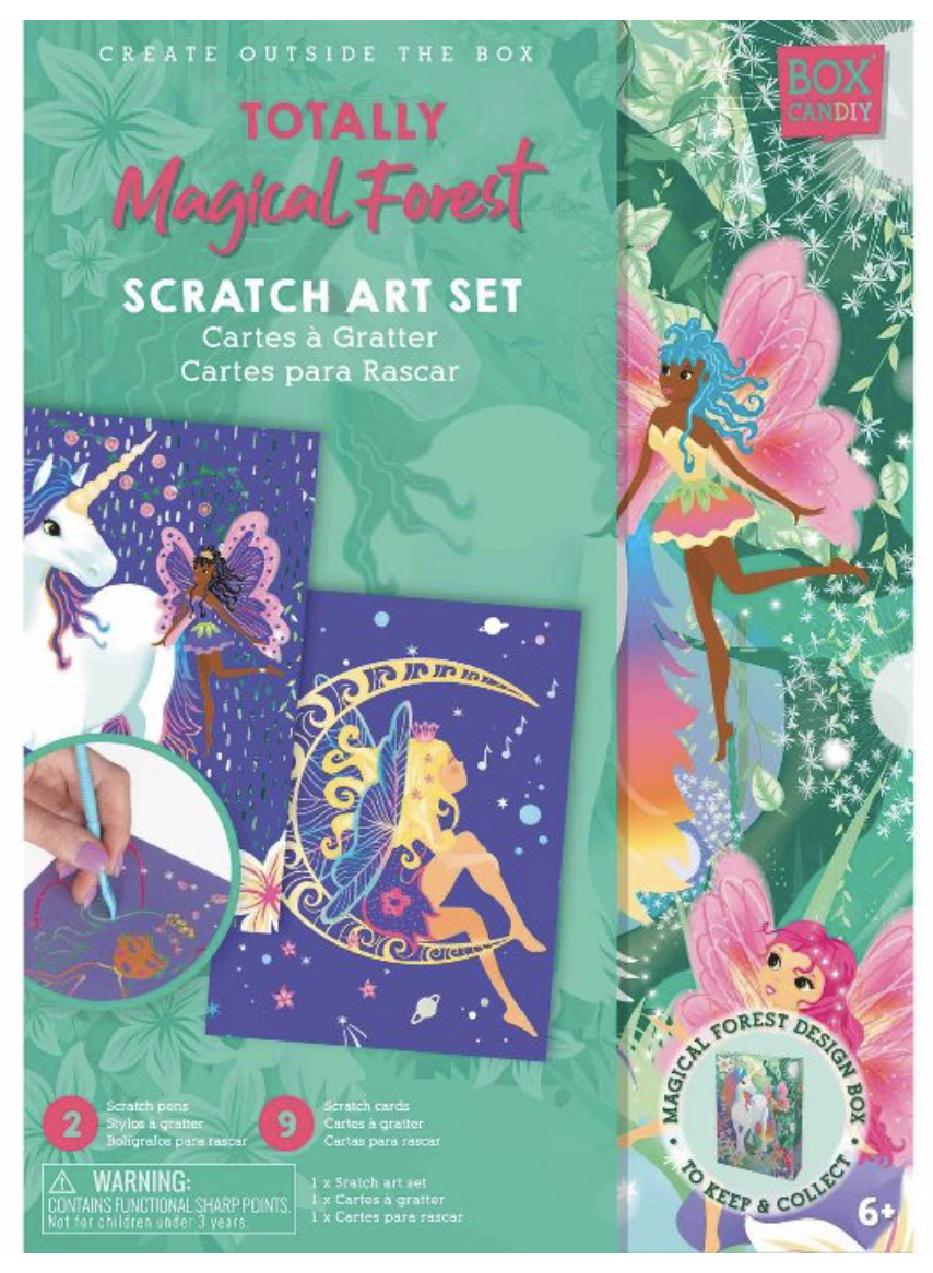 Totally Magical Forest Scratch Art Set