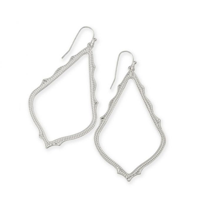 Sophee Earrings Rhodium Metal